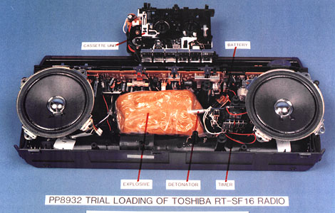 A model of the bomb used 